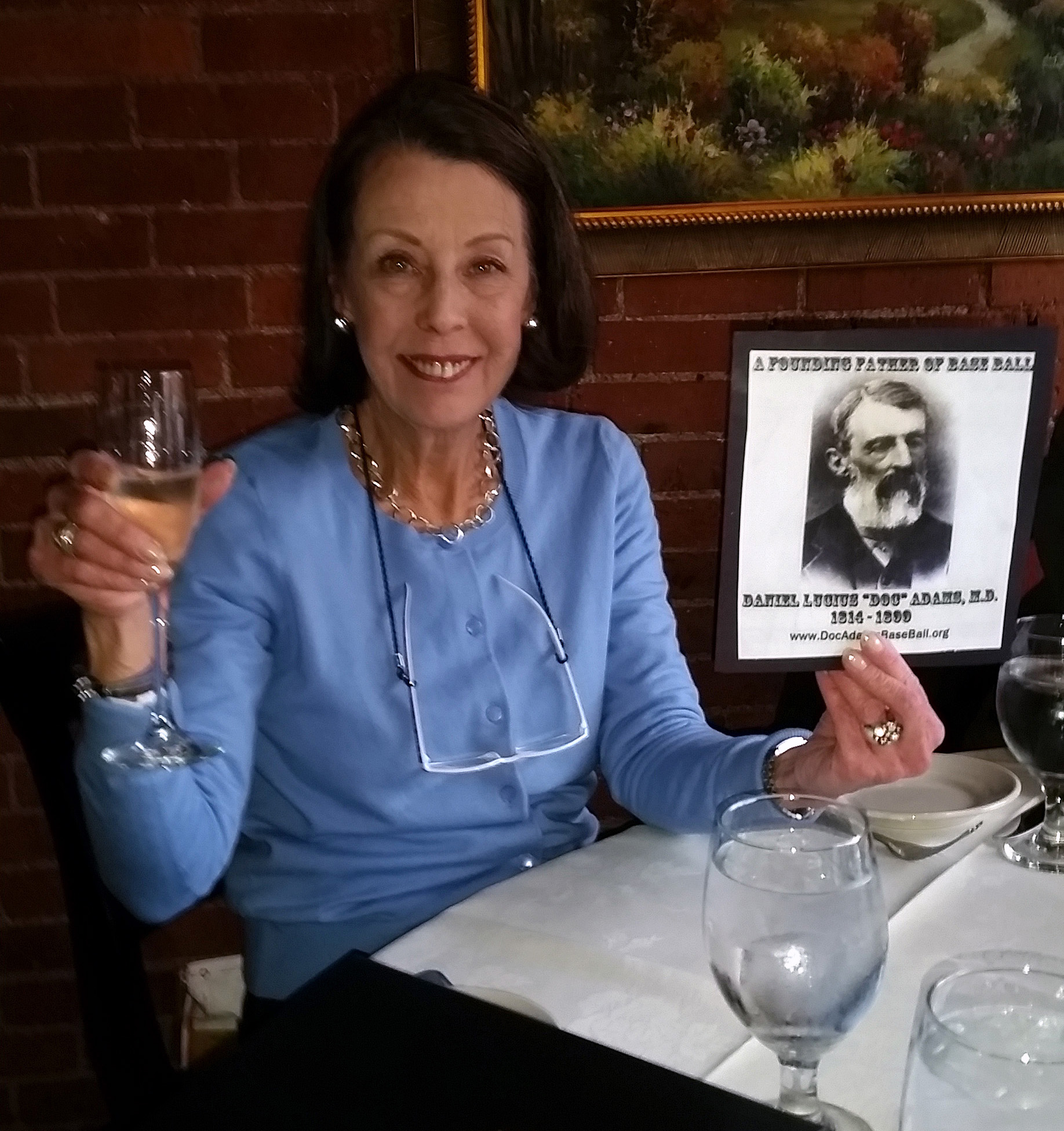 Marjorie Adams Celebrating Doc Adams' 200th Birthday