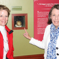 Game Ball from Fashion Race Course Deciding Game, Baseball Hall of Fame (with Marjorie Adams) [2014]