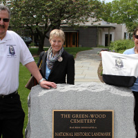 James Whyte Davis Monument Dedication, Green-Wood Cemetery, Brooklyn, NY (with Roger Ratzenberger & Marjorie Adams [2016]