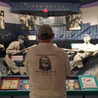 Learning about the Ty Cobb style of baseball.