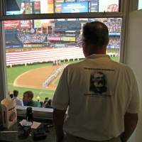 In the Citi Field visiting GM's box at the 2013 MLB All-star Game.