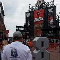 On Eutaw St at Camden Yards.
