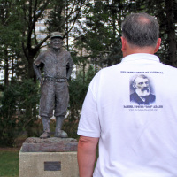 Casey Stengel Statue at Hofstra.