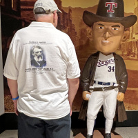 Nolan Ryan Bobblehead at Globe Life Field