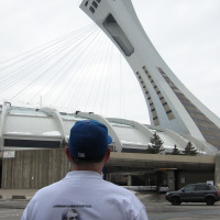 Doc travels to Canada - Stade Olympique in Montreal.