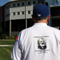 Outside Space Coast Stadium in Viera, FL.