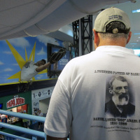 At Tropicana Field.